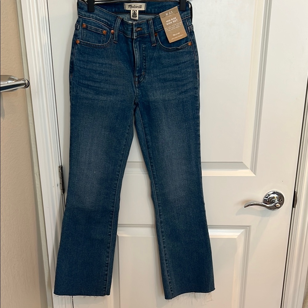 Madewell Flare Jeans in Classic Blue